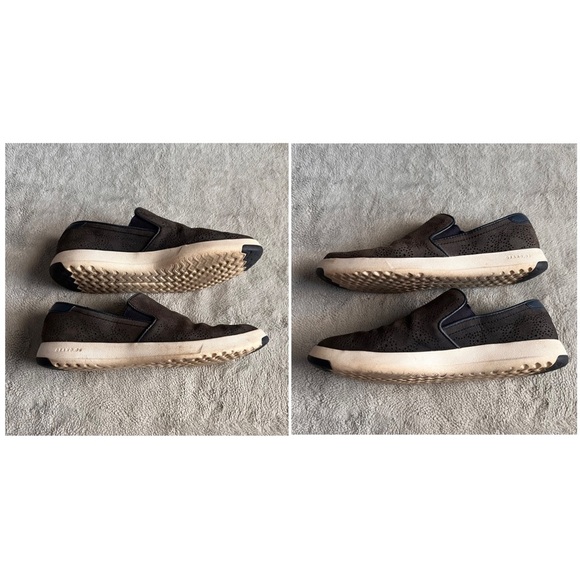 Cole Haan GrandPro Crosscourt Paisley Perforated Slip-On Skater Sneakers GrandOS - Picture 5 of 17